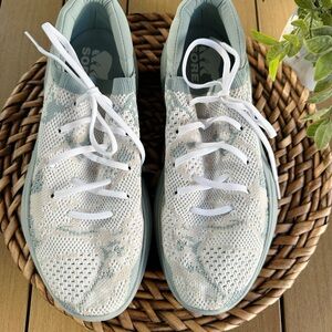 Sorel White and Blue Sneakers Lightweight Breathable Design